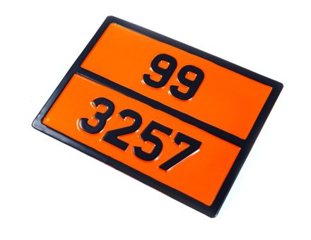 Табличка небезпечний вантаж «99-3257» (Бітум)