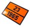 Табличка небезпечний вантаж «23-1965» (Газ)