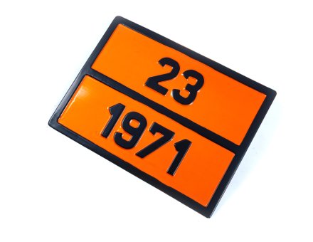 Табличка небезпечний вантаж «23-1971» (Природний газ)