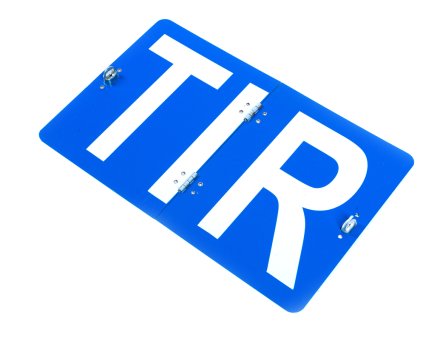 Табличка TIR металева 2-й сорт