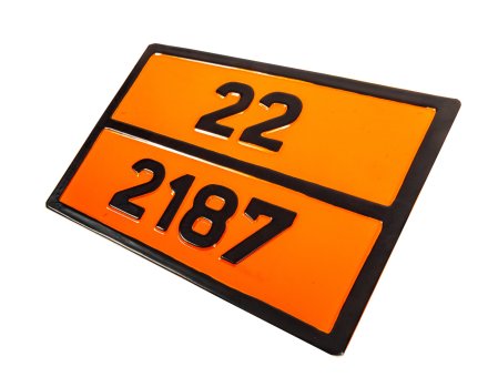 Табличка небезпечний вантаж «22-2187»