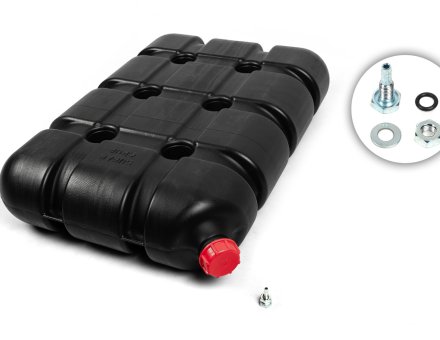 Бак автономного обігрівача (Webasto) 50 літрів чорний