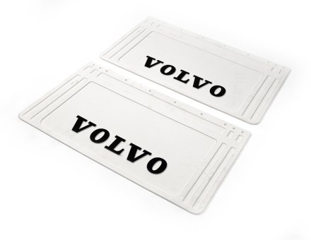 Бризковики білі Volvo 64*36