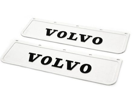 Бризковики білі Volvo 60*18