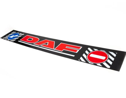 Бризговик Daf (червоний напис) 35*240