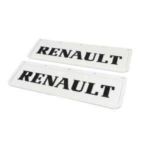 Бризковики білі Renault 65*22