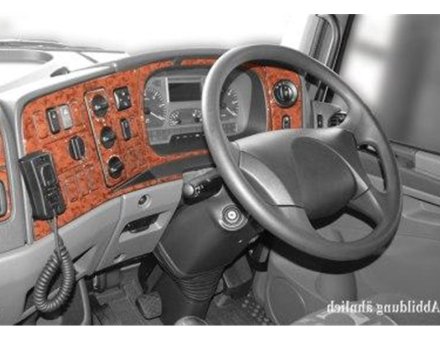 Декоративні накладки на панель Mercedes Atego - Axor (04)