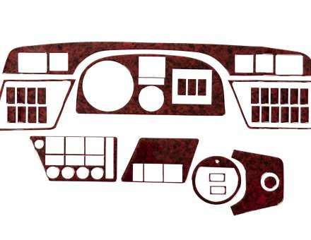 Накладки на панель Mercedes Citaro 2006-2007 (Meric, 34 деталей) 94000042