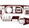 Накладки на панель Mercedes Citaro 2006-2007 (Meric, 34 деталей) 94000042