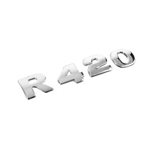 Надпис на решітку R420 нержавійка FSC190