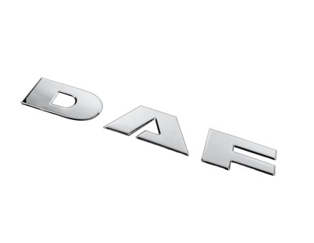 Накладки на букви Daf нержавійка