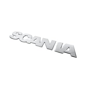 Накладки на букви Scania нержавійка