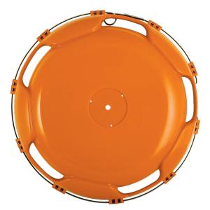 Ковпак пластиковий на колесо R22.5 (оранжевий) передній, діаметр 595 мм