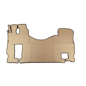 Килимок в салон Mercedes Benz Actros MP2(2003-2008)-MP3(2008-2011) екошкіра бежевий (автомат)