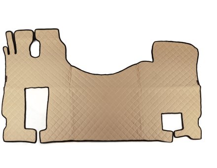 Килимок в салон Mercedes Benz Actros MP2(2003-2008)-MP3(2008-2011) екошкіра бежевий (автомат)