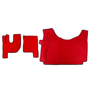 Килимки в салон Renault Gama T екошкіра червоні автомат GP3903