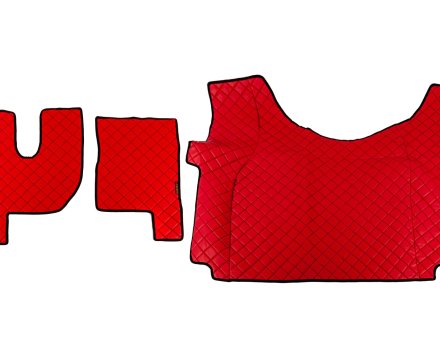 Килимки в салон Renault Gama T екошкіра червоні автомат GP3903