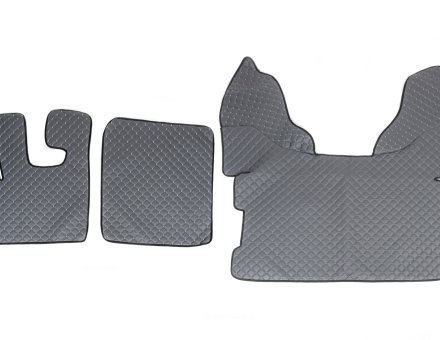 Килимки в салон Daf XF 105 екошкіра сірі (автомат)