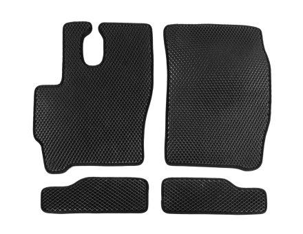 Килимки EVA Iveco Eurocargo 2002-2008 + 2 пороги чорні