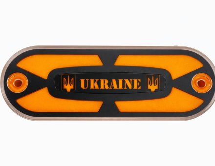 Ліхтар габаритний неоновий жовтий з логотипом Ukraine L0542Y