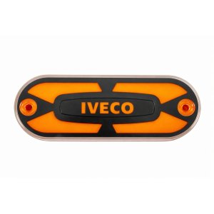 Ліхтар габаритний неоновий жовтий з логотипом Iveco L0548Y