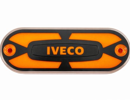 Ліхтар габаритний неоновий жовтий з логотипом Iveco L0548Y