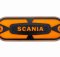 Ліхтар габаритний неоновий жовтий з логотипом Scania L0549Y