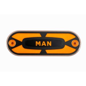 Ліхтар габаритний неоновий жовтий з логотипом Man L0544Y