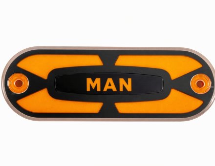 Ліхтар габаритний неоновий жовтий з логотипом Man L0544Y