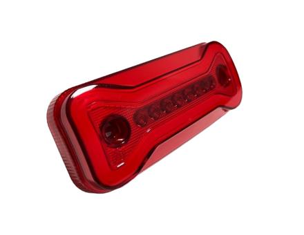 Ліхтар габаритний неоновий червоний 12-24 вольт HM-0324