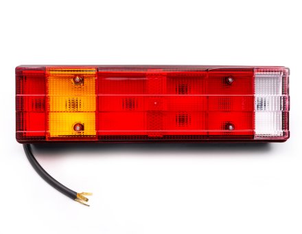 Задній ліхтар ребристий 7-ми секційний з кабелем 0031