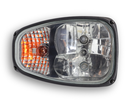 Фара JCB 3CX-4CX 12 вольт (фішка ззаду) права 206270