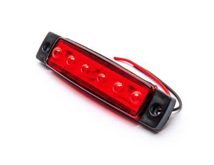 Ліхтар габаритний 6-ти діодний червоний 0175