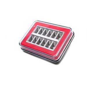 Ліхтар задній 3-х функціональний 12 вольт (червоно-білий) BAD313B12