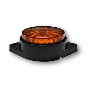 Ліхтар габаритний діодний круглий жовтий 12-24 вольт HM-1224Y