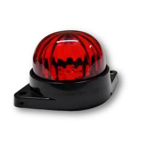 Ліхтар габаритний діодний круглий червоний 12-24 вольт HM-1224KD