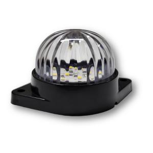 Ліхтар габаритний діодний круглий білий 12-24 вольт HM-1224BD