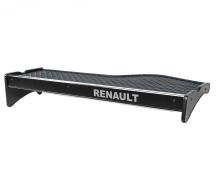 Полиця на панель Renault Magnum із шухлядою (екошкіра з синьою прошивкою)