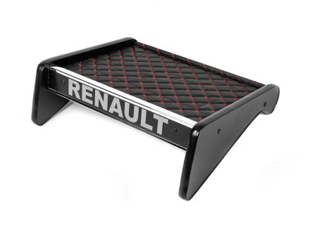 Полиця на панель Renault Premium до 2005 року (еко шкіра з червоною прошивкою)