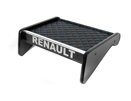 Полиця на панель Renault Premium до 2005 року (еко шкіра з синьою прошивкою)