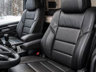 Шкіряні чохли на сидіння в вантажівку: плюси і мінуси