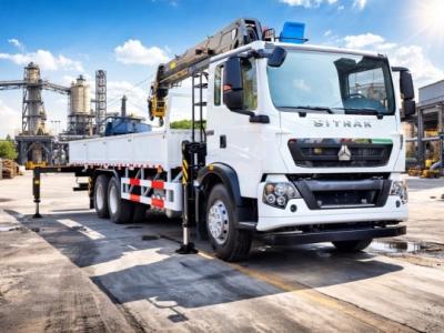 Огляд Sitrak C5H 6×4 з КМУ (Євро-5): універсальна вантажівка-маніпулятор