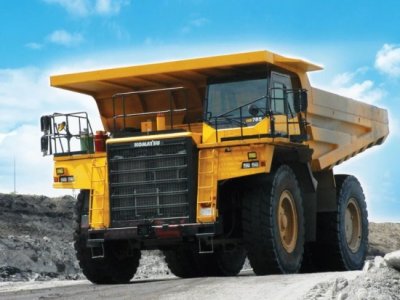 Огляд кар’єрного самоскида Komatsu HD785-7
