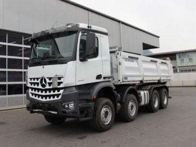 Огляд Mercedes-Benz Arocs 3548 (Євро-6): самоскид для важких будівельних робіт