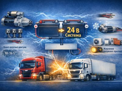 Чому вантажівки використовують 24 вольти? Пояснення простою мовою