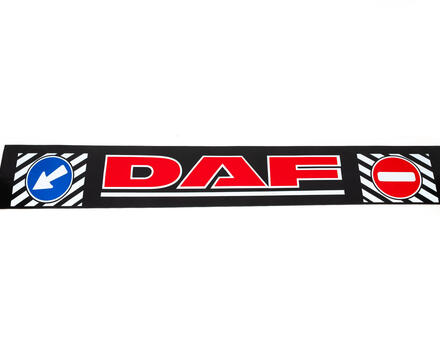 Бризговик Daf (червоний напис) 35*240