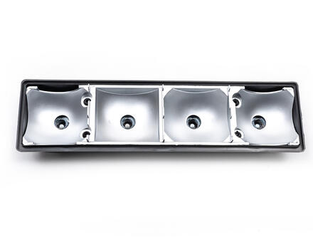 Ліхтар задній універсальний 4-х секційний (кабель) 0195