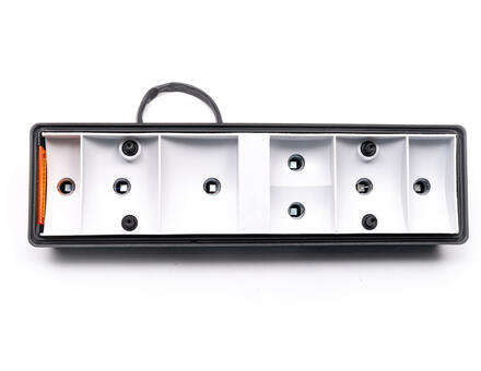 Задній ліхтар ребристий 7-ми секційний з кабелем 0031