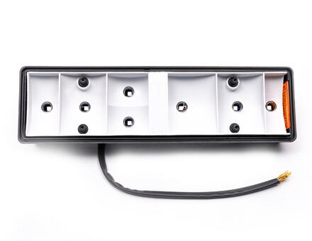 Задній ліхтар ребристий 7-ми секційний з кабелем 0031