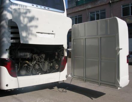 Навісний багажник для Setra білий